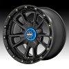 KMC KM100 Sync Satin Black Custom Truck Wheels 6